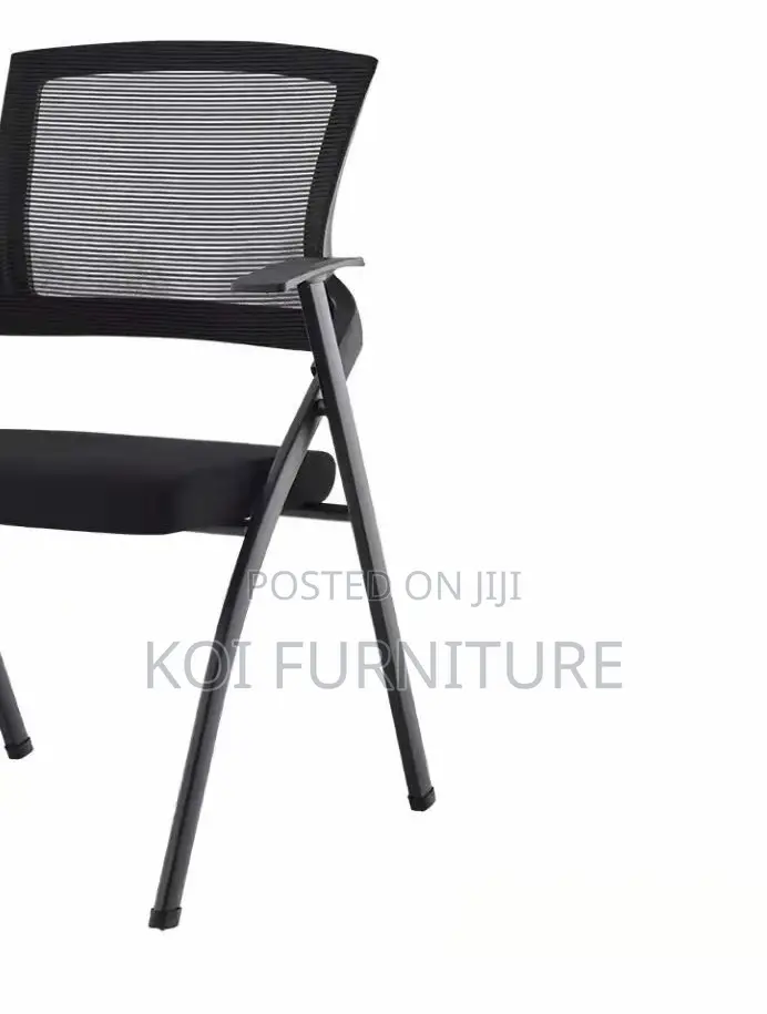 Office Chairs; Foldable Office Chairs With Writing Book Pad