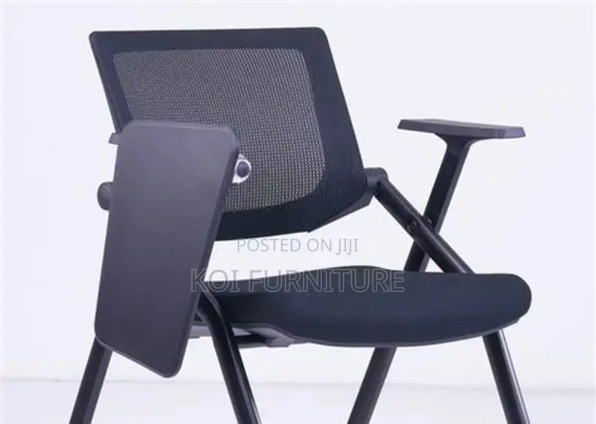 Office Chairs; Foldable Office Chairs With Writing Book Pad
