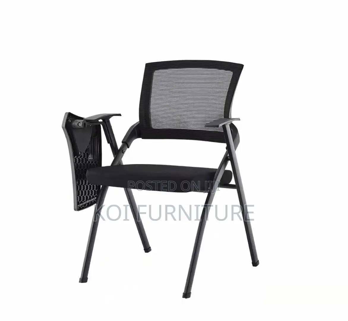 Office Chairs; Foldable Office Chairs With Writing Book Pad