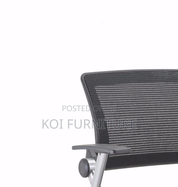 Office Chairs; Foldable Office Chairs With Writing Book Pad - thumbnail 14