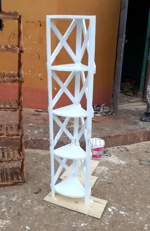 Modern White Storage Rack