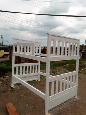 White Double Decker Bed 5x6