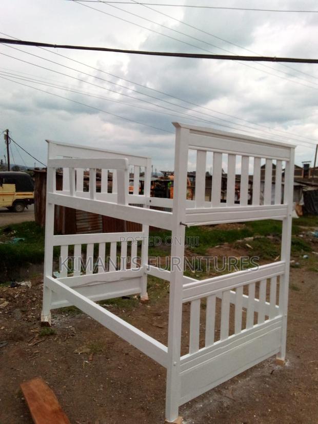 White Double Decker Bed 5x6
