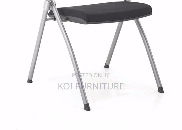 Office Chairs; Foldable Office Chairs With Writing Book Pad - thumbnail 17