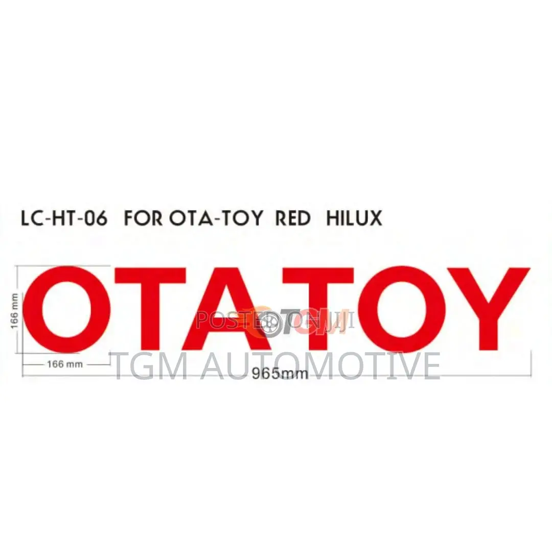 Body Stickers Ht-06 Name Toyota