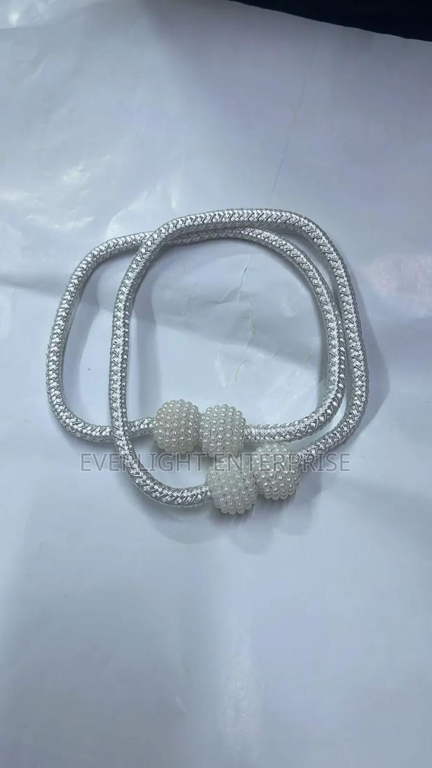 Magnetic Curtains Holders With Pearls