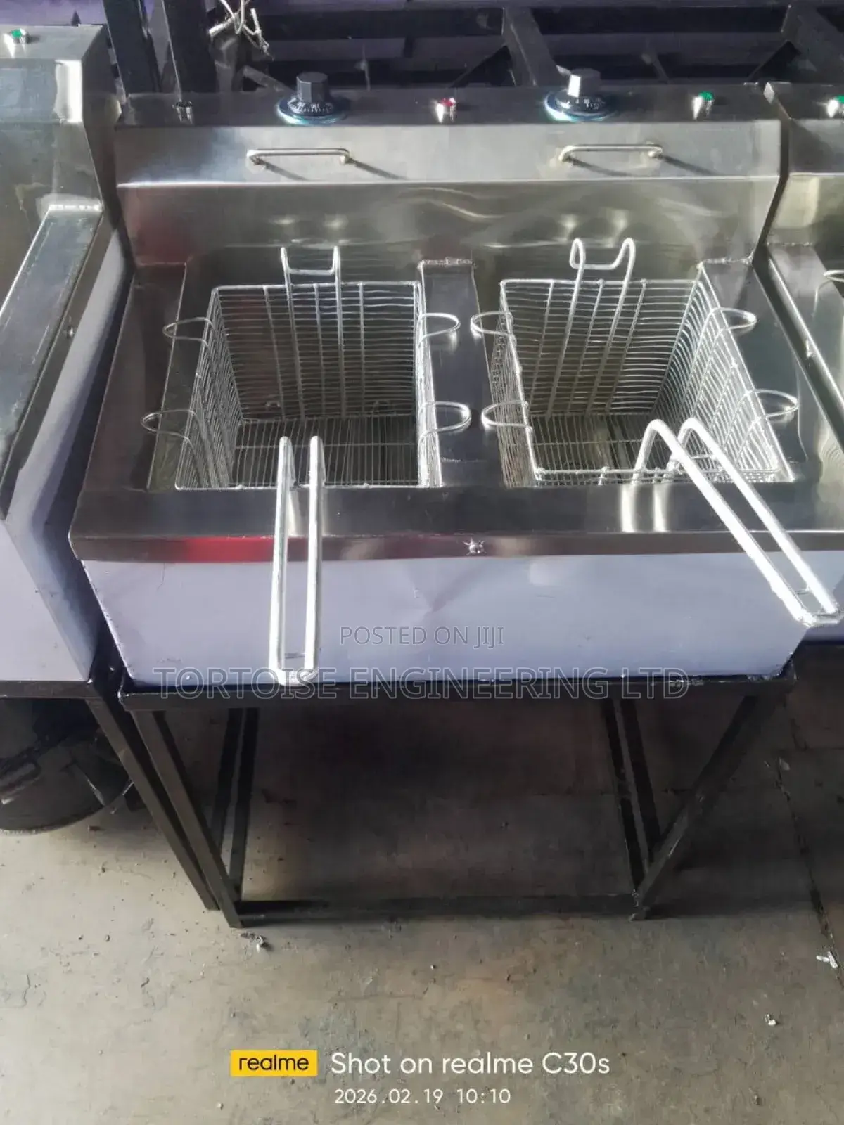 Double Commercial Chips Fryer (Deep Fryer 10l+10l) Electric