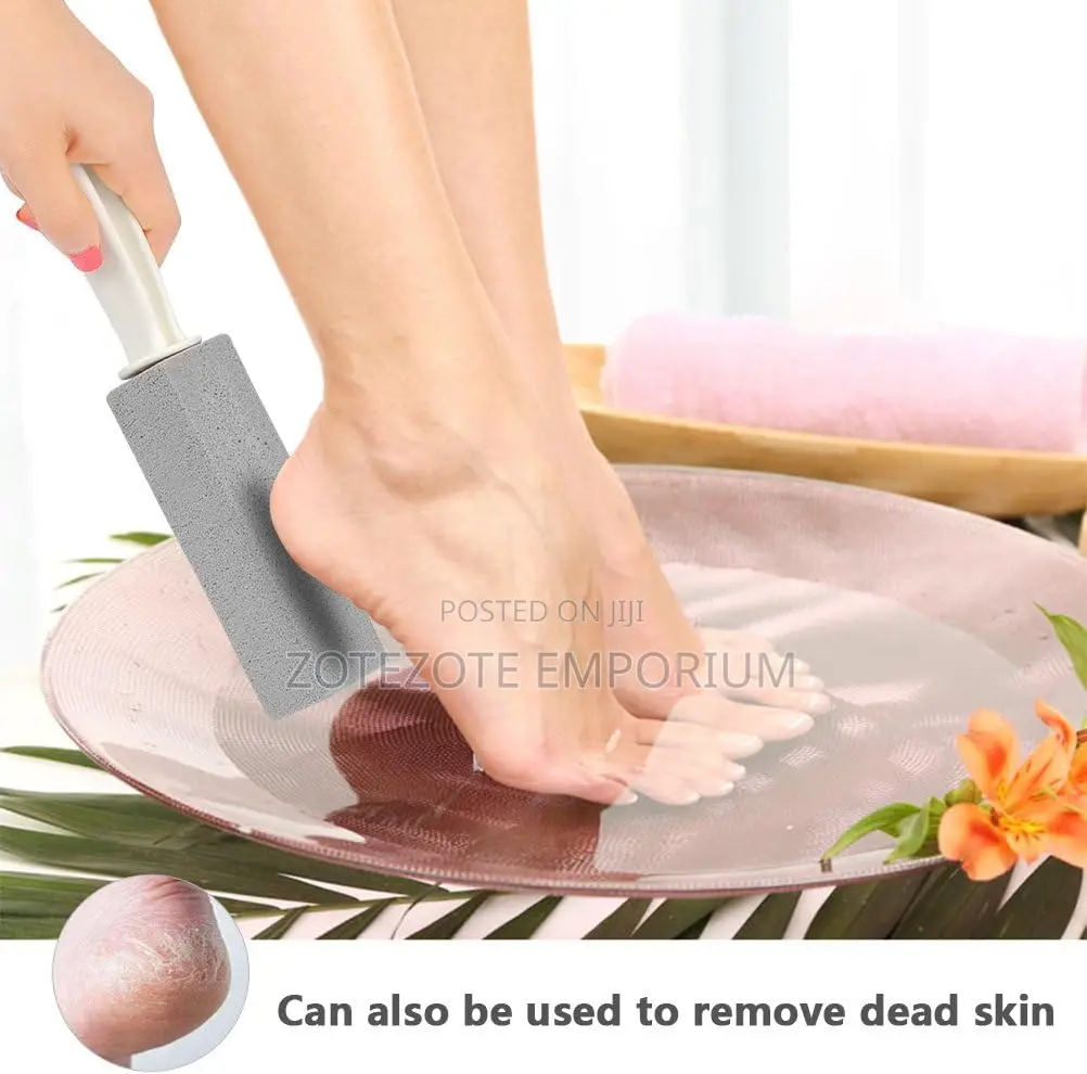 Foot Care Pumice Stone With Handle - Dead Hard Skin Callus Remover