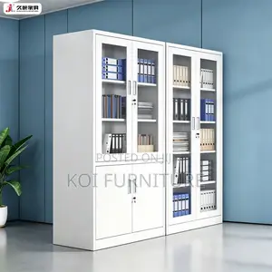 Office Cabinet : Bostone White Steel Office Storage Cabinets
