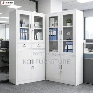 Office Cabinet : Bostone White Steel Office Storage Cabinets