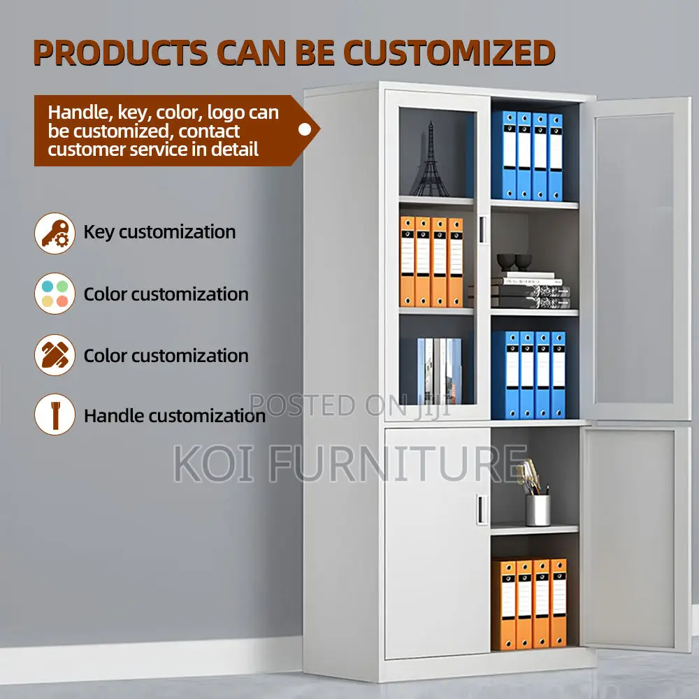 Office Cabinet : Bostone White Steel Office Storage Cabinets