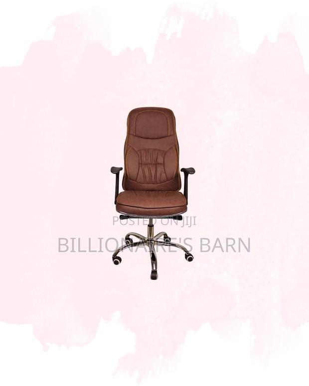 Modern Leather Chair High Back Padded Armrest Kenya Wide Shipping