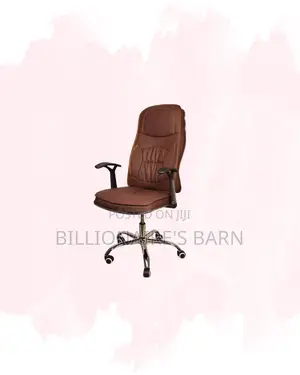 Modern Leather Chair High Back Padded Armrest Kenya Wide Shipping