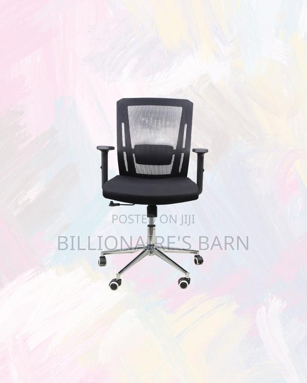 Comfortable Barn Origin Chair Mid Back Chrome Base Ready for Delivery - thumbnail 2