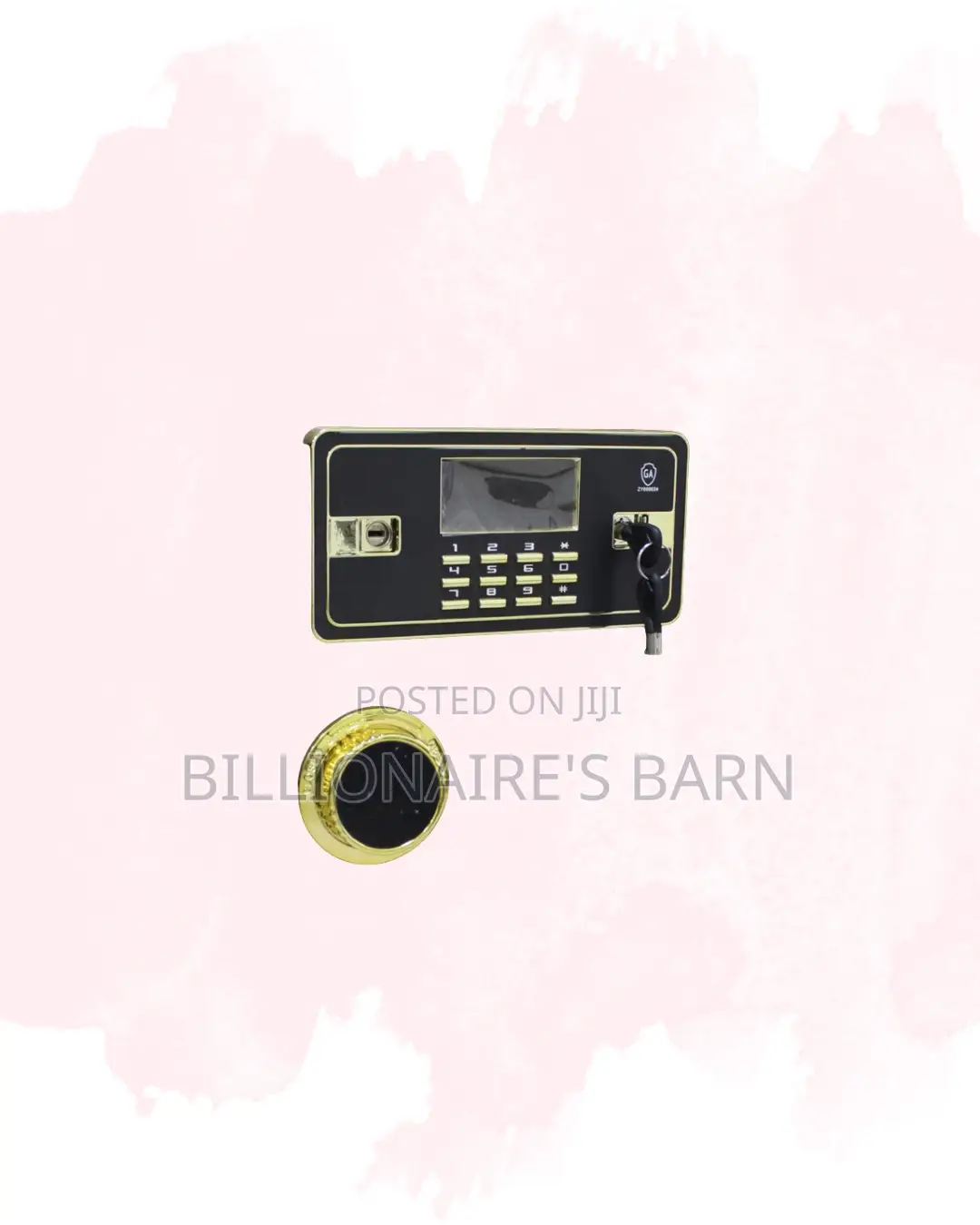Best-selling Fireproof Biometric Steel Safe Dual Alarm Plus Backup Key