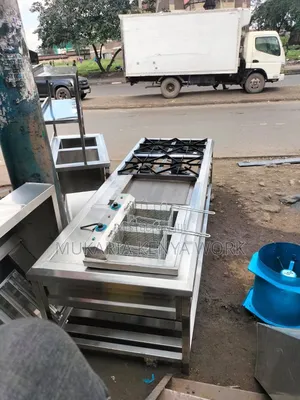 Stainless Steel Combined Cooking Units With Deepfryer,Griddle Cookers