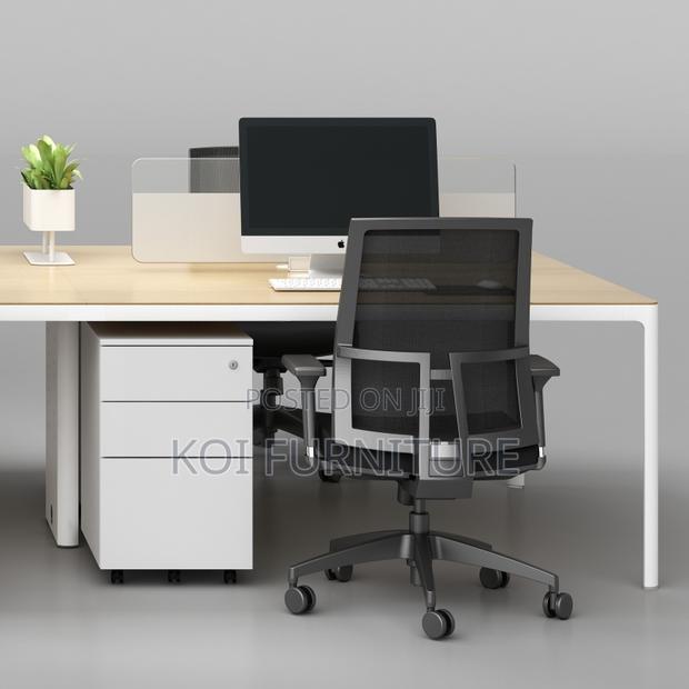 Office Workstation : Milan 2-Way Wooden Office Workstation - thumbnail 3