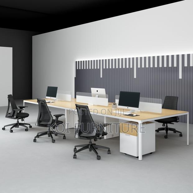 Office Workstation : Milan 2-Way Wooden Office Workstation - thumbnail 5