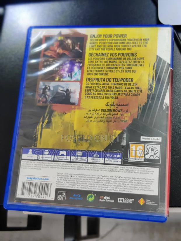 Ps4 Second Son Used Game - thumbnail 2