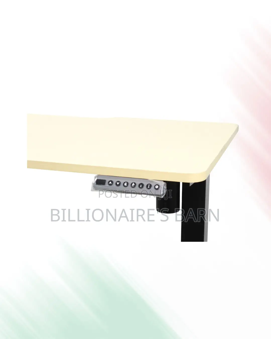 Modern Single Motor Electric Desk Ergonomic One Piece Sit Stand