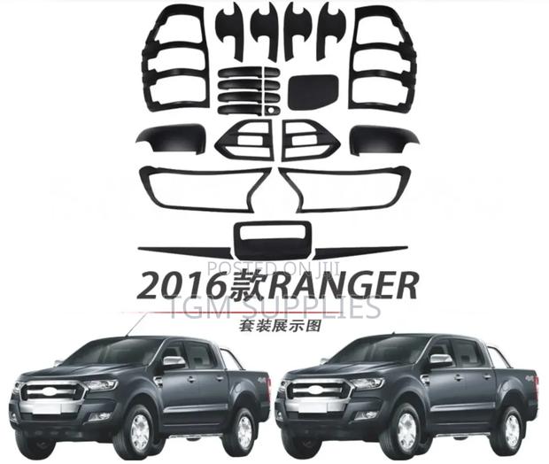 Ford Ranger Exterior Tail Covers Ford Complete Black Kit