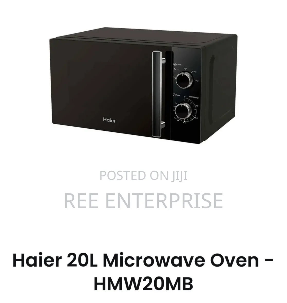 20 Litres Haier **Manual Microwave Oven
