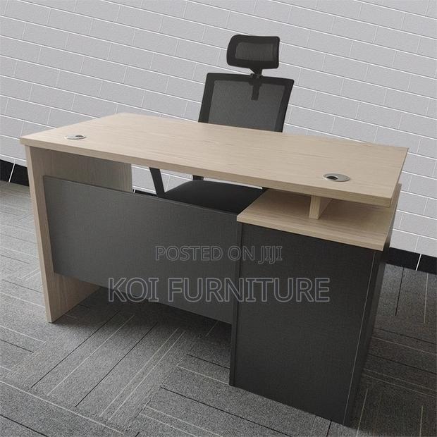 Office Desk : Melbourne 1.2m Modern, Two-Tone Office Desk
