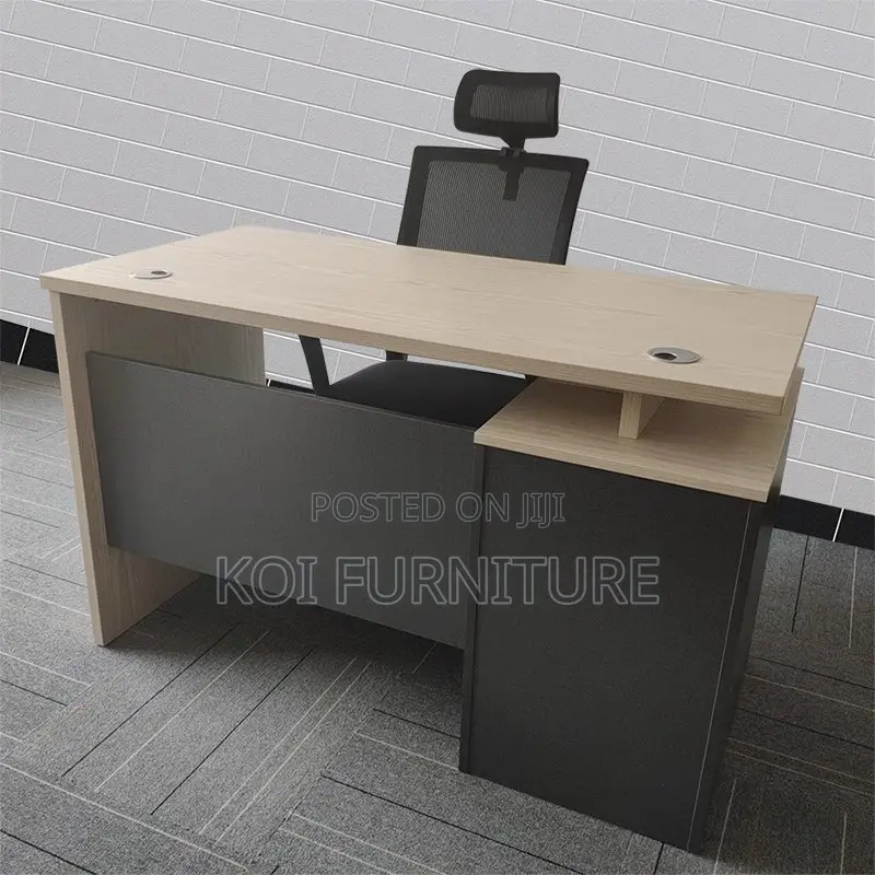 Office Desk : Melbourne 1.2m Modern, Two-Tone Office Desk