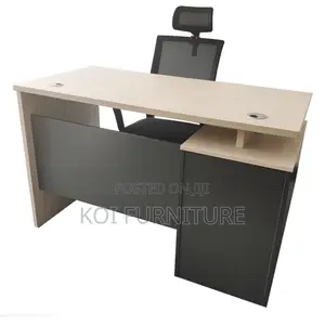 Office Desk : Melbourne 1.2m Modern, Two-Tone Office Desk