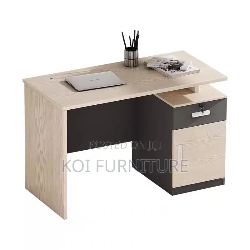 Office Desk : Melbourne 1.2m Modern, Two-Tone Office Desk