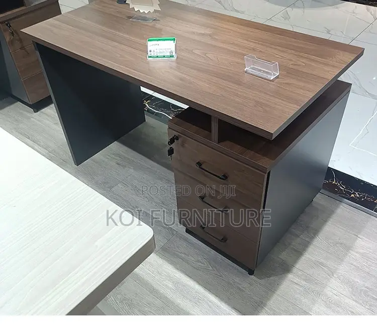 Office Desk : Melbourne 1.2m Modern, Two-Tone Office Desk