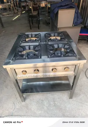 Stainless Steel 4 Gas Burner