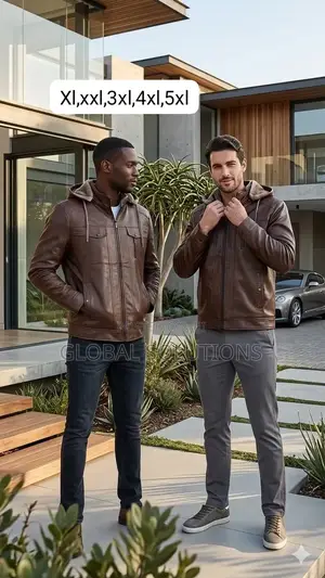 Hood Crew Hooded Leather Jackets