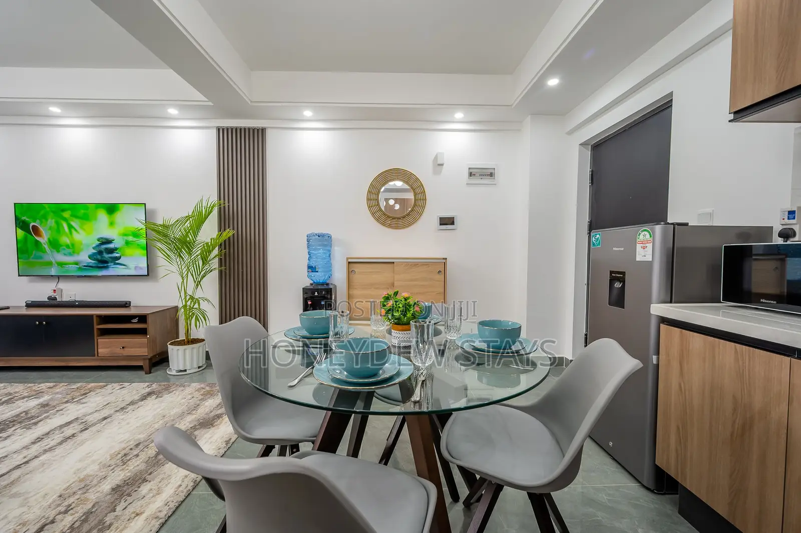 Airbnb 2br Riverside Apartment With Serenity Modern Comfort.