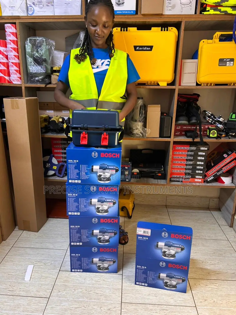 Professional Bosch Gol 32d Level Set for Construction Work