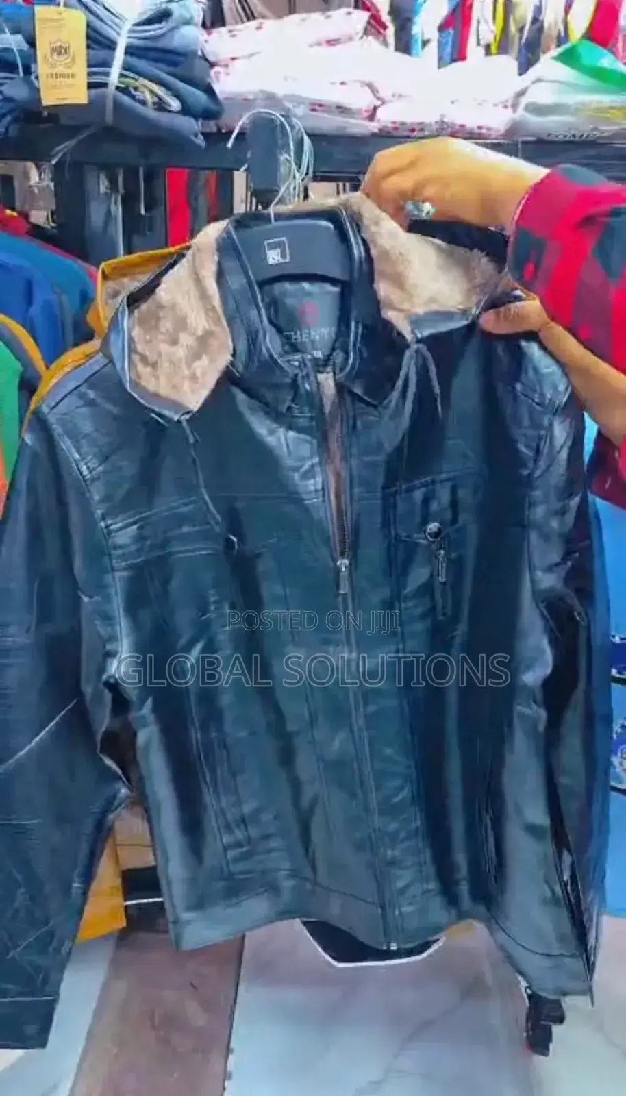 Hood Crew Hooded Leather Jackets