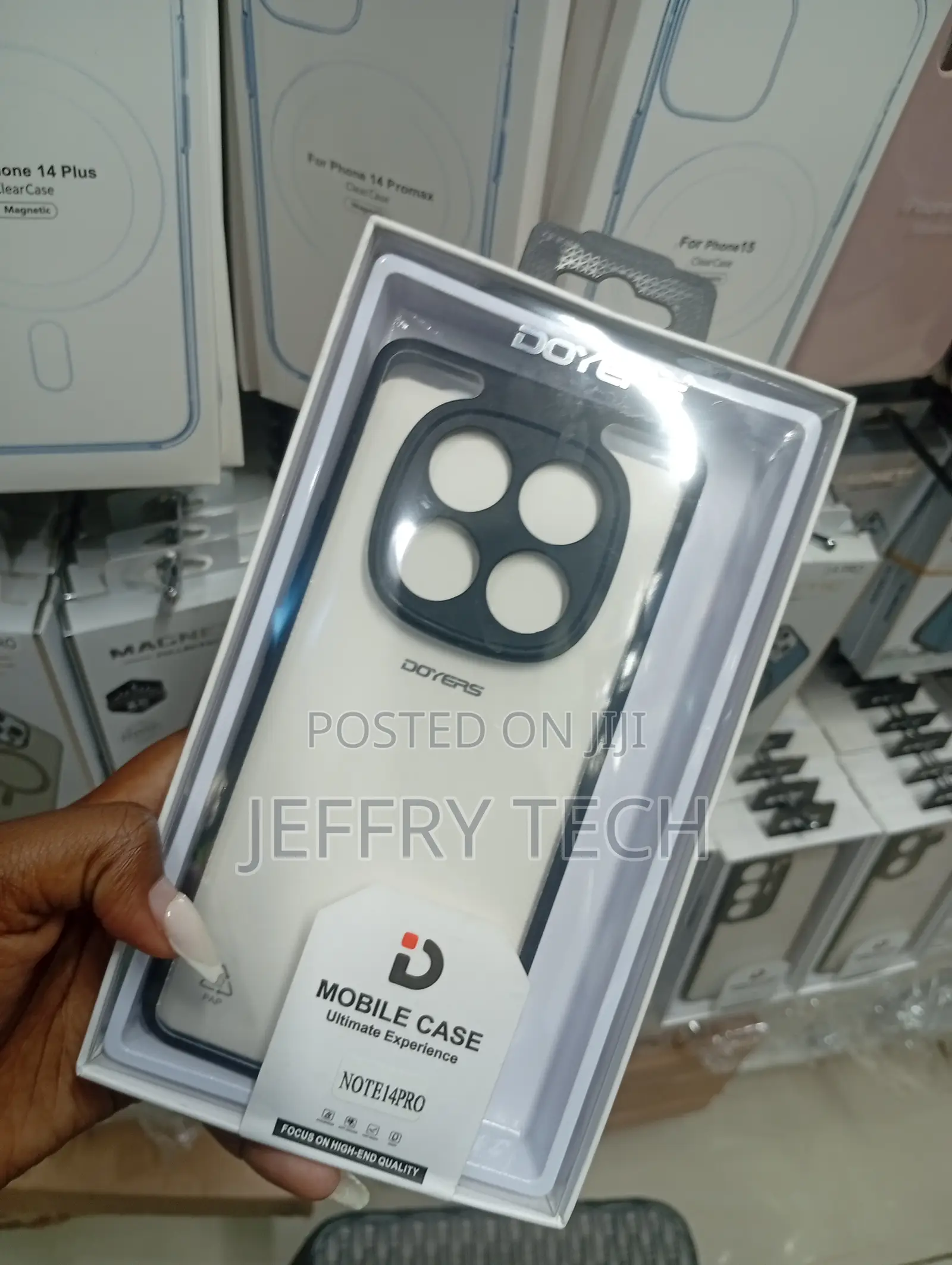 Redmi Note 14 Pro Semi-Translucent, Frosted Matte Material Case