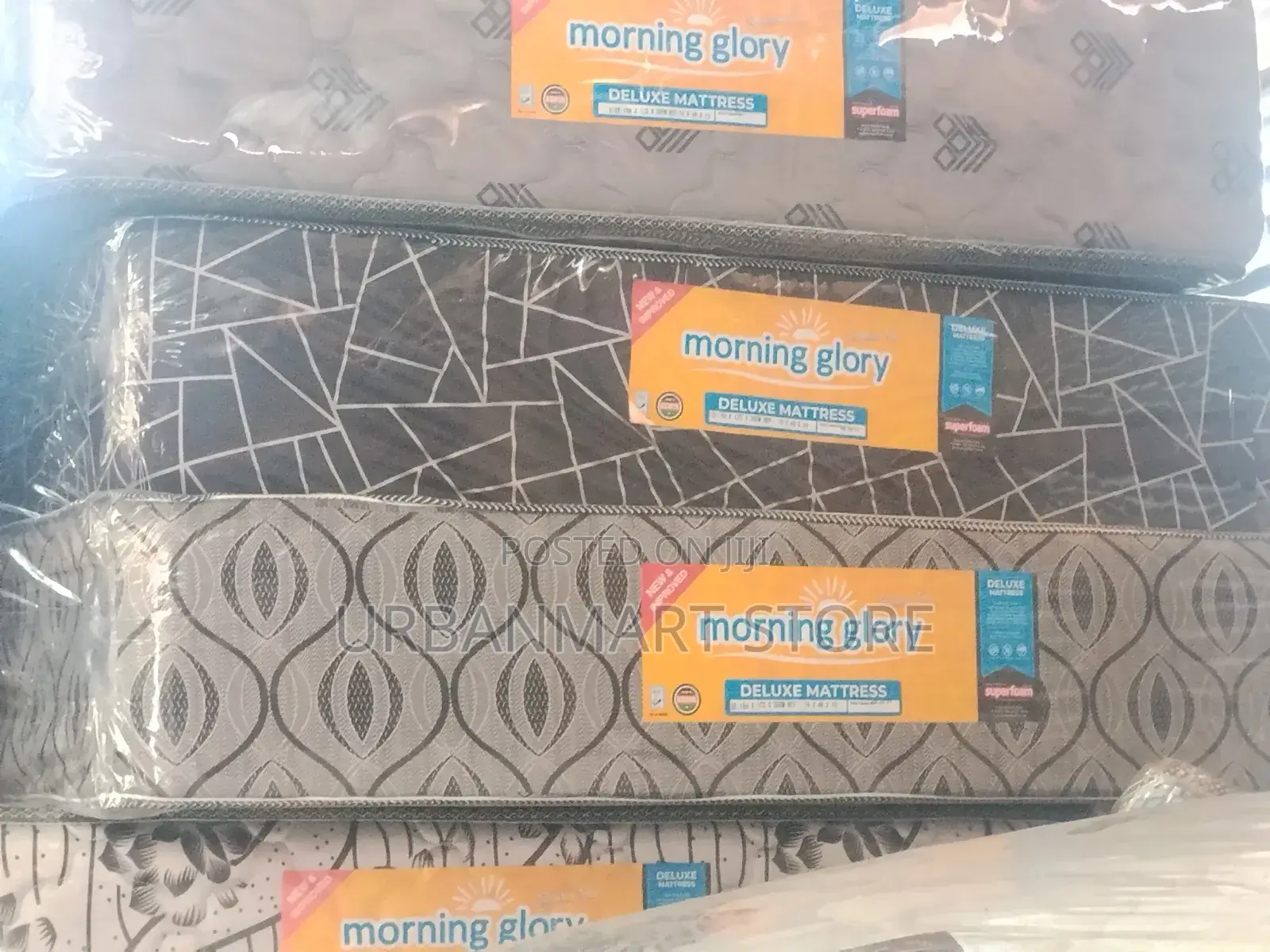 Morning Glory 4 by 6 Plush Quilted Mattress, 12 Inches