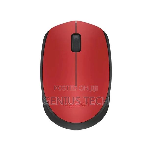 Logitech M171 Wireless Mouse — Red