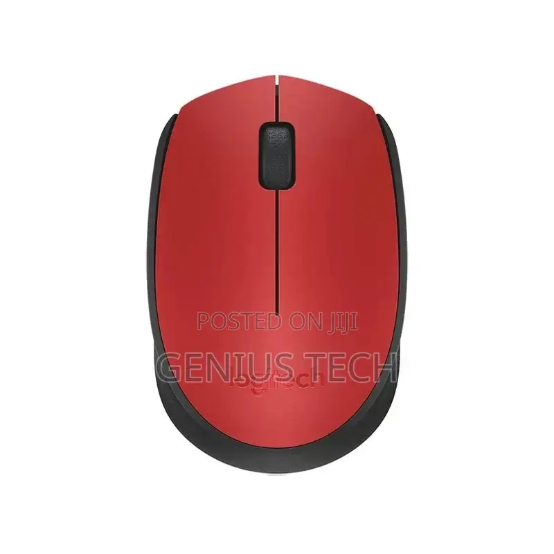 Logitech M171 Wireless Mouse — Red
