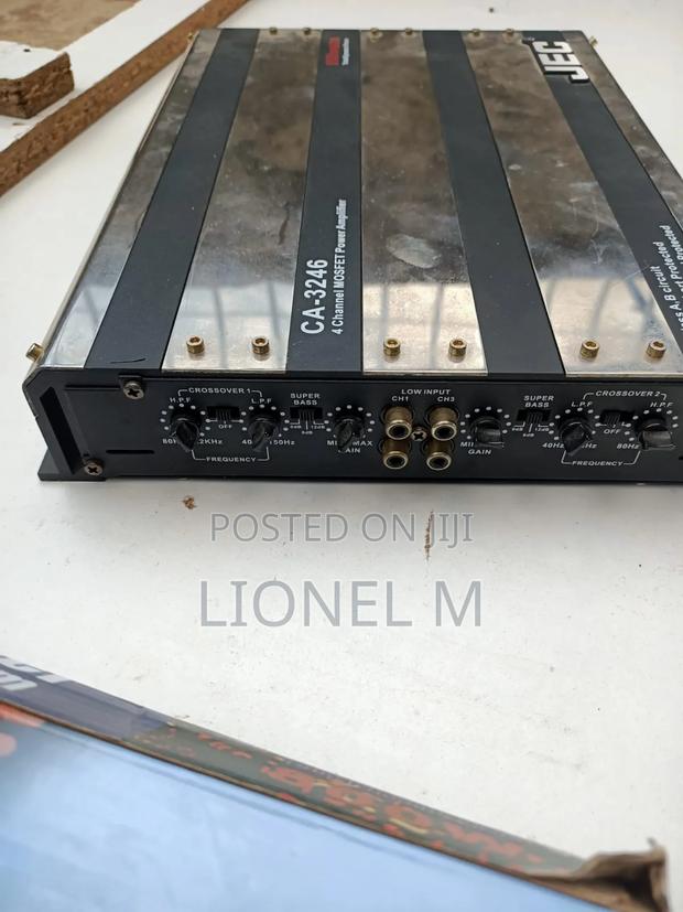 Jec 800 Watts Car Amplifier-4 Channel