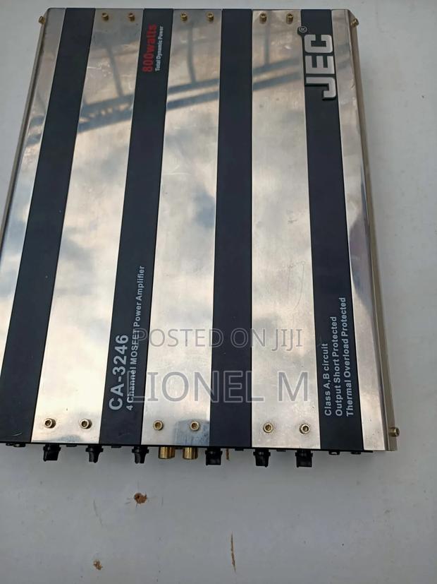 Jec 800 Watts Car Amplifier-4 Channel - thumbnail 3
