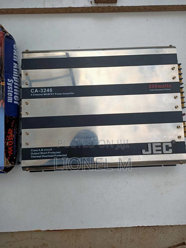 Jec 800 Watts Car Amplifier-4 Channel - thumbnail 5