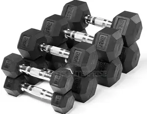 10 KGS Hexagonal Dumbbells
