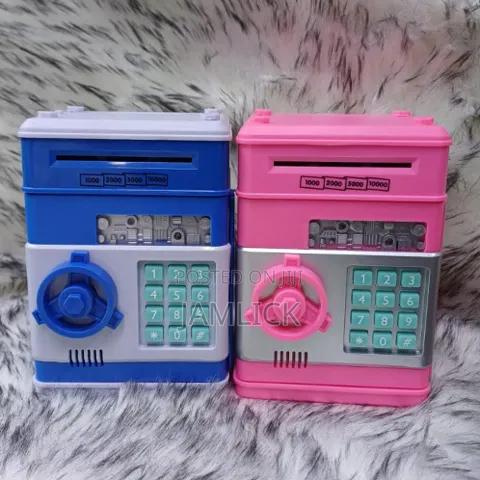 Piggy Bank With Password Lock Automatic Money Feeder - Gn