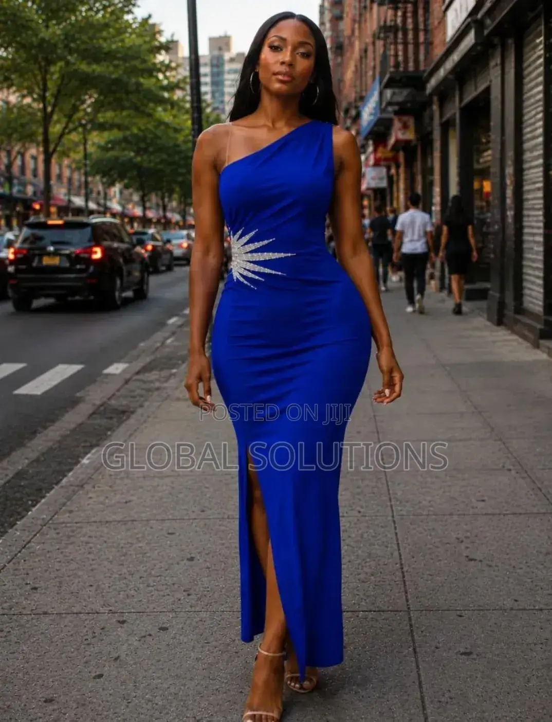 Elegant Bandage Dresses With a One-Shoulder Neckline