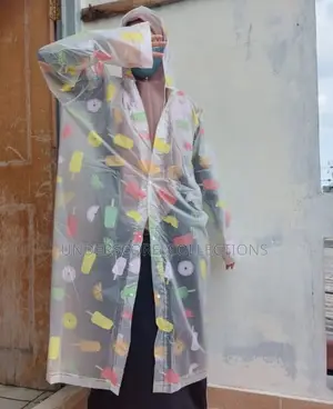 Full Print/ Floral Rain Coats for Both Kids Adults.