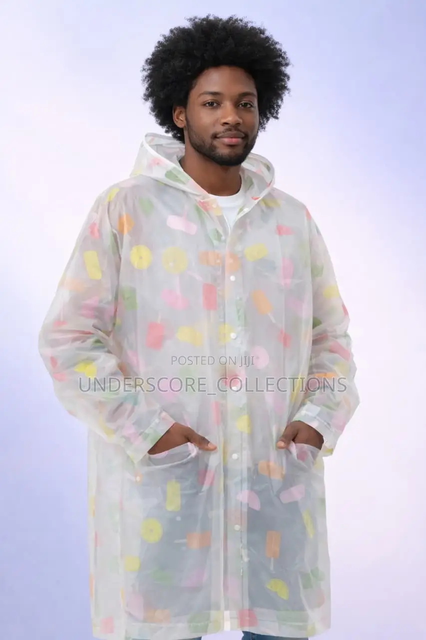 Full Print/ Floral Rain Coats for Both Kids Adults.
