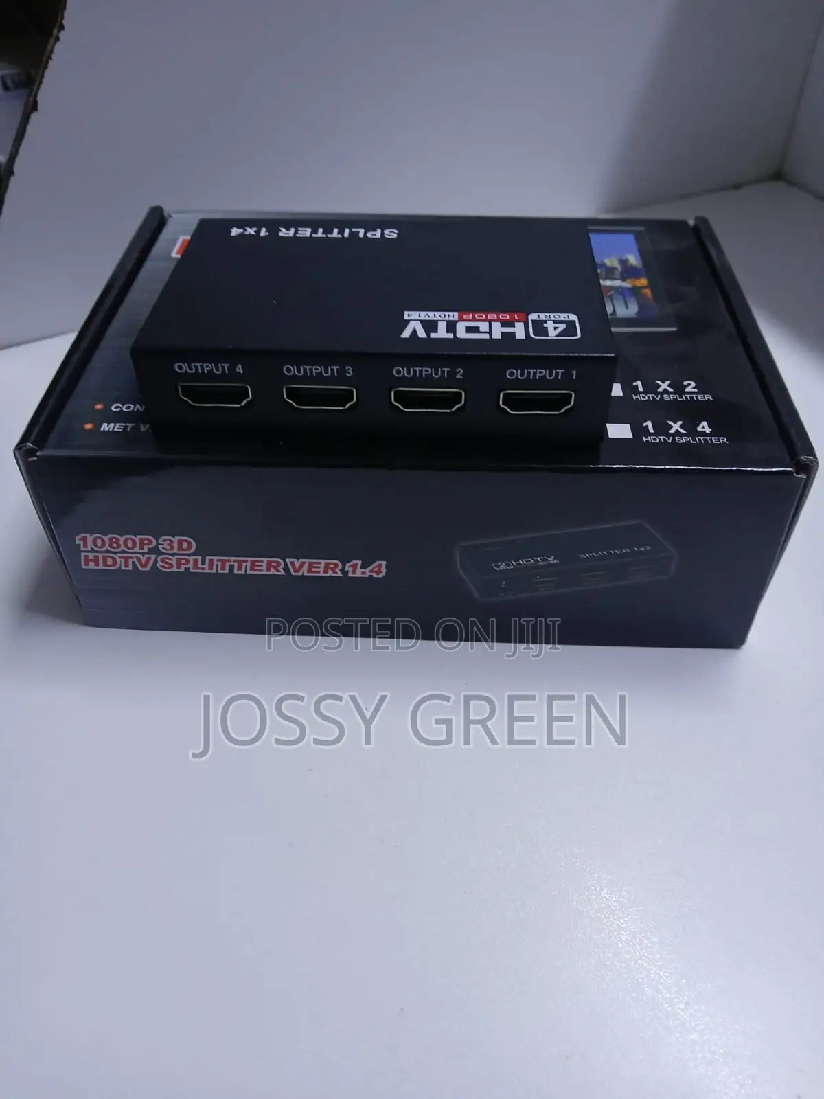 3d Support 1x4 Hdmi Splitter 1080p