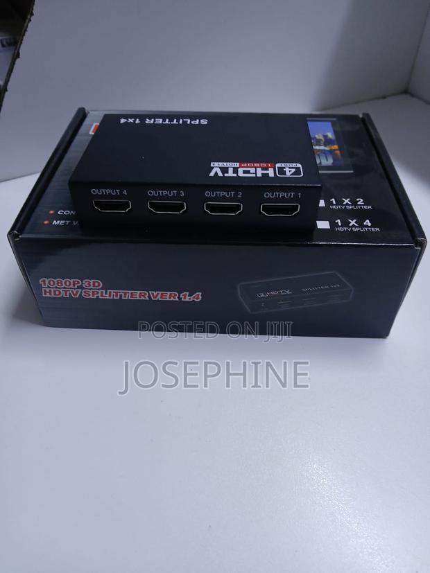 3d Support 1x4 Hdmi Splitter 1080p